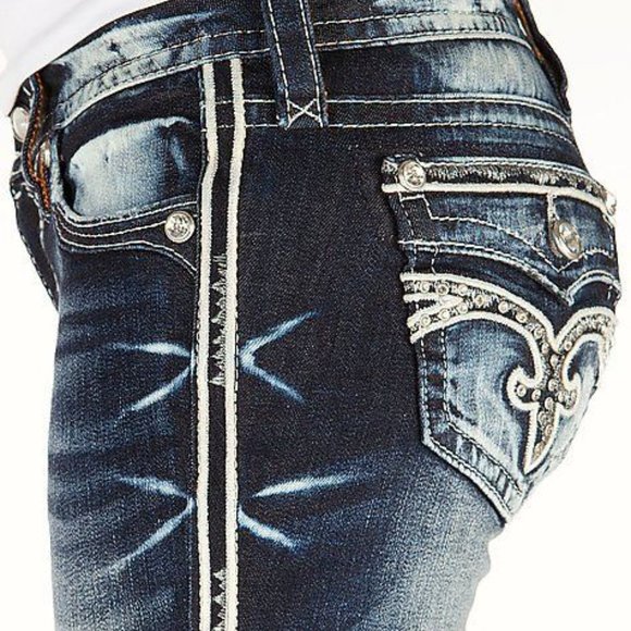 Rock Revival Ruella Straight Jeans - Picture 1 of 9
